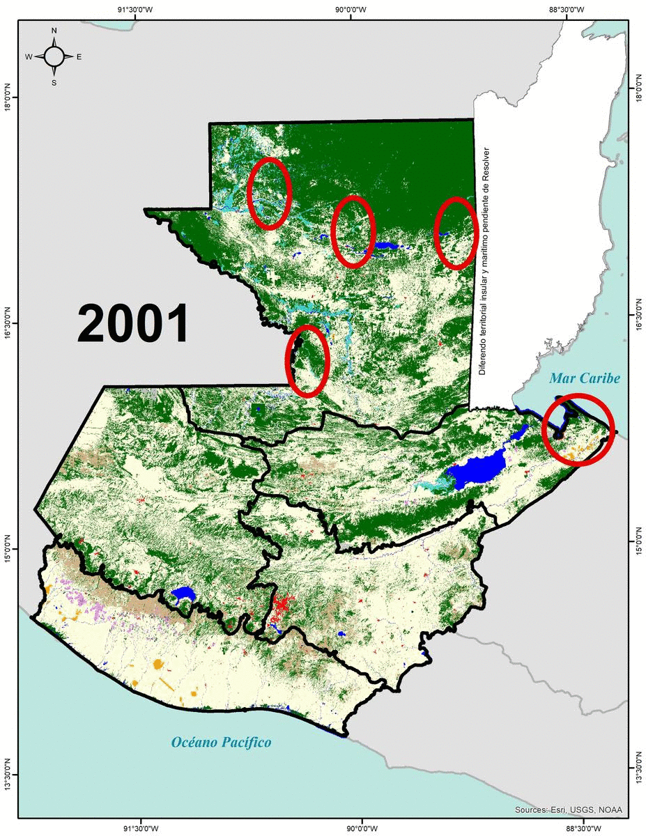 Deforestación en Guatemala